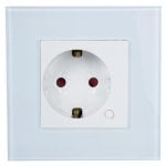 Tomada Inteligente Nivian NVS-WALLSOCKETF-W Wi-Fi Controle por voz e Programação