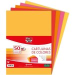 Grafoplás Papier Fixo Cartons A4 Couleurs Fortes I 50 Unités