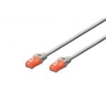 Cavo di Rete Digitus RJ45 UTP Cat.6 10/100/1000 Grigio 2m