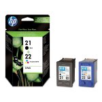 HP 21 Pack 2 Cartuchos Tinta Original Negro/Tricolor