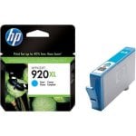 Cartucho de tinta HP 920XL Cian Original Alta Capacidad