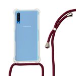 Ksix Capa TPU Transparente com Cordão Granada para Samsung Galaxy A50/A30S