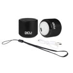 DCU Tecnologic Pack de 2 Mini Altavoces Bluetooth 3W Negros