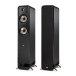Polk Audio S55e Signature Paire d'enceintes sur pied noires