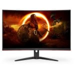 AOC G2 C32G2ZE/BK Monitor PC 80 cm (31.5") 1920 x 1080 Pixel Full HD LED Nero, Rosso