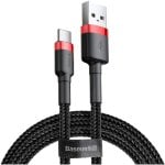 Baseus Cable USB Tipo-C Carga Rápida 3.0 5V/3A 1m Negro Baseus Cable USB Tipo-C Carga Rápida 3.0 5V/3A 1m Negro