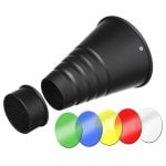 Bresser M-31B Snoot Modificateur de Lumière pour Studio Photo