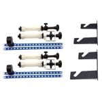Système de suspension Bresser BR-MB10B avec chaîne pour 2 rouleaux de papier/vinyle