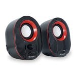 Equipaggia Life Speakers 2.0 USB 6W Nero/Rosso