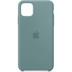 Custodia in silicone verde mela per iPhone 11 Pro Max