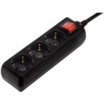 Steckdosenleiste Hama 3 Steckplätze mit Schalter und 1,4 m Kabel schwarz