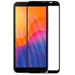 Fantastica protezione in vetro temperato nero 3D per Huawei Y5p