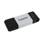 Kingston Technology DataTraveler 80 unità flash USB 64 GB USB tipo-C 3.2 Gen 1 (3.1 Gen 1) Nero, Argento