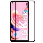 Fantastica pellicola protettiva in vetro temperato per LG K51s FULL 3D nera