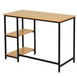 Homcom Mesa de Oficina con 2 Estantes 106x50x76cm Madera Homcom Mesa de Oficina con 2 Estantes 106x50x76cm Madera