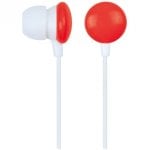 Gembird MHP-EP-001-R cuffia e auricolare Cuffie Cablato In-ear MUSICA Rosso, Bianco