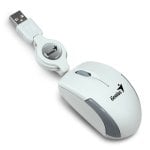 Genius Micro Traveler V2 Mini Ratón USB 1000 DPI Blanco