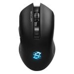 Sharkoon Skiller SGM3 mouse Mano destra RF Wireless + USB Type-A Ottico 6000 DPI Nero