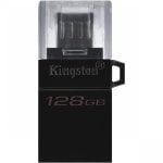 Kingston Technology DataTraveler microDuo3 G2 unità flash USB 128 GB USB Type-A / Micro-USB 3.2 Gen 1 (3.1 Gen 1) Nero