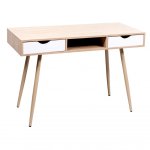 Mesa para Escritório Berkeley 110x50x75cm Madeira/Branca