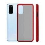 Ksix Funda Duo Soft Roja para Samsung Galaxy S20 Plus