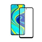 Ksix gehärtetes Glas 9H Vollkleber 2.5D schwarzer Rand für Xiaomi Redmi Note 9S