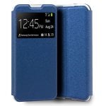 Cool Funda Flip Cover Liso Azul para Xiaomi Redmi 9A/9AT