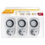 Prise intelligente Garza Mini Analogique Pack 3 Programmation 24h