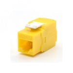 Module Keystone non blindé WP ToolFree Cat 6A jaune Module Keystone non blindé WP ToolFree Cat 6A jaune