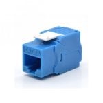 Module Keystone non blindé WP ToolFree Cat 6A bleu Module Keystone non blindé WP ToolFree Cat 6A bleu