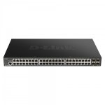 Switch administrable D-Link DGS-1250-52XMP 48 ports PoE Gigabit + 4 ports SFP+ 10G Switch administrable D-Link DGS-1250-52XMP 48 ports PoE Gigabit + 4 ports SFP+ 10G