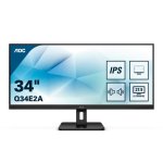 AOC E2 Q34E2A LED display 86,4 cm (34") 2560 x 1080 Pixel Full HD+ Nero