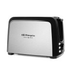 Tostapane Orbegozo TO 3060 2 fessure 750 W 7 livelli Scongelamento Riscaldamento Nero/Acciaio inox