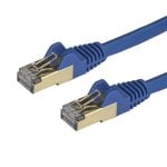 StarTech.com Cavo patch CAT6a da 1,5 m - Schermato (STP) - Filo di rame al 100% - Connettore antistrappo - Blu