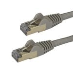 StarTech.com Cavo patch CAT6a da 1,5 m - Schermato (STP) - Filo di rame al 100% - connettore antistrappo - grigio