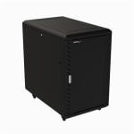 StarTech.com Armadio Server Rack 18U - Include ruote e piedini di livellamento - Profondità fino a 32" (81,2cm)