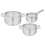 Tefal Nordic H852S325 Set Pentole 3 Pezzi