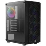 Aerocool Hive FRGB Tempered Glass USB 3.0 Schwarz Aerocool Hive FRGB Tempered Glass USB 3.0 Schwarz