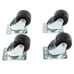 Aiten Data Juego de 4 Ruedas para Armario Rack Aiten Data Juego de 4 Ruedas para Armario Rack