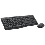 Tastiera a membrana Logitech MK295 Silent Touch Layout ES con mouse wireless e tasti silenziosi