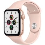 Apple Watch SE GPS 40mm Aluminio en Oro con Correa Deportiva Rosa Arena