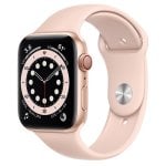 Apple Watch Series 6 GPS + Cellular 44mm Aluminio en Oro con Correa Deportiva Rosa Arena