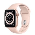 Apple Watch Series 6 GPS 40mm Retina OLED Dourado Correa Rosa S/M SpO2 Pulsómetro Sono NFC