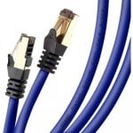 Duronic Cable de Red SFTP Cat8 5m Azul