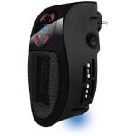 Taurus Tropicano Plug Heater Mini Calefactor Cerámico 500W Negro