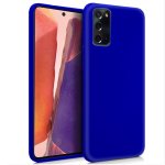 Coque en silicone bleu cool pour Samsung Galaxy Note 20