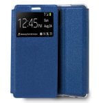 Coque Samsung Galaxy Note 20 Cool Flip Cover Bleu uni
