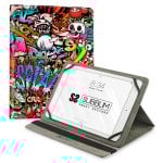 Subblim Trendy Case Graffiti Universalhülle für Tablet bis 10,1"