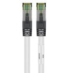 Câble réseau Goobay SFTP CAT8 0,50 m blanc Câble réseau Goobay SFTP CAT8 0,50 m blanc