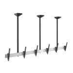 Equip Soporte de Techo para 3 Pantallas 45"-50" VESA 600x400 Inclinable hasta 50Kg